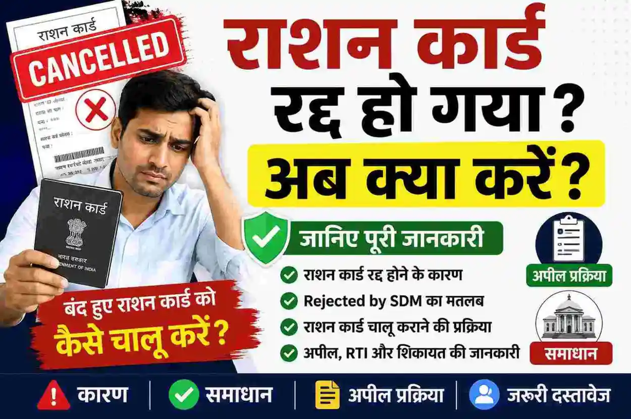 Ration Card Cancel Hone Par Kya Kare 2026